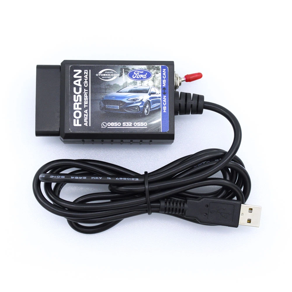 Ford FORScan USB Kablolu Arıza Tespit ve Teşhis Cihazı (HS-CAN / MS-CAN Switchli PIC18F25K80) - 5